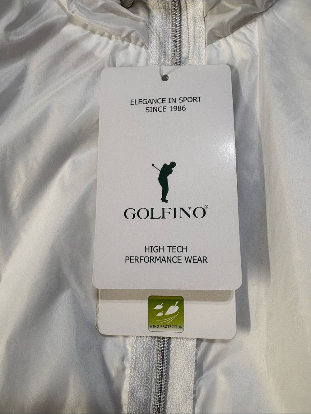 GOLFINO Double Layer Bibiana Waistcoat, Ladies size 12 NWT Optic White - Picture 4 of 11